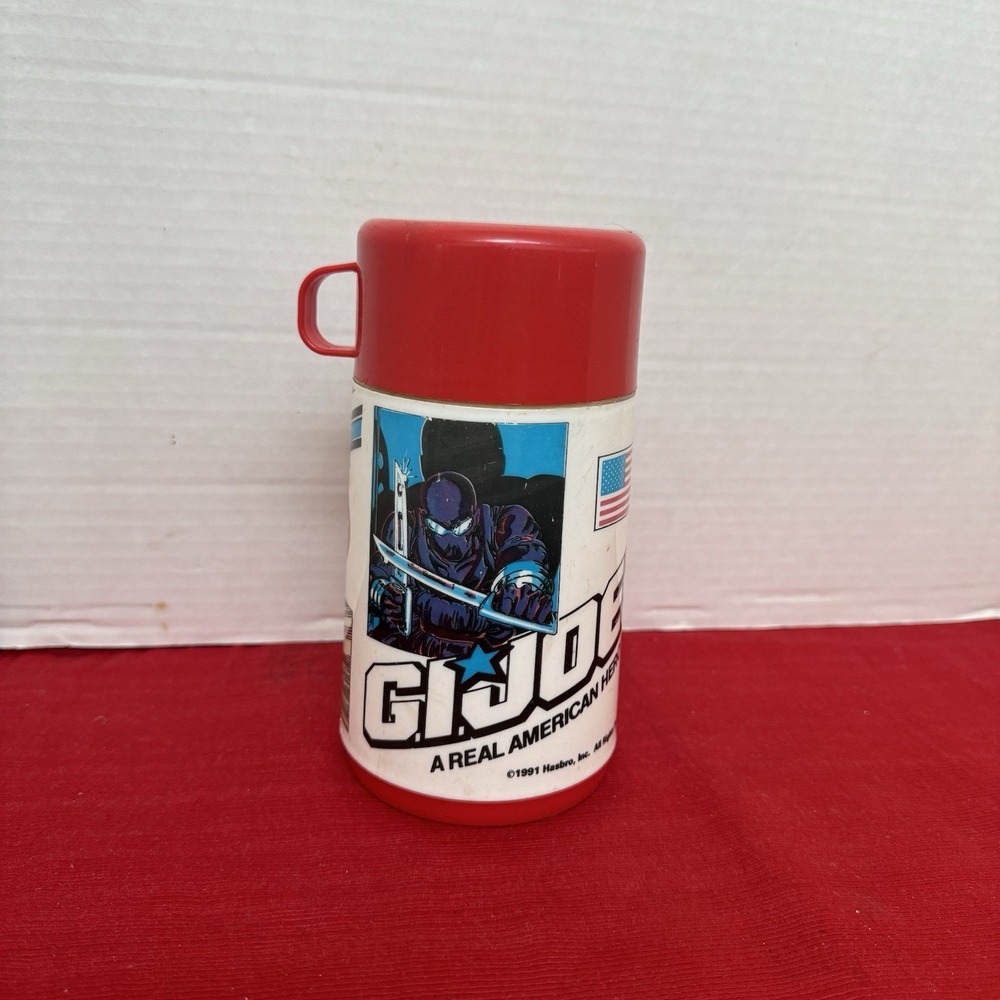 1991 Hasbro GI Joe A Real American Hero 8oz Aladdin Brand Thermos